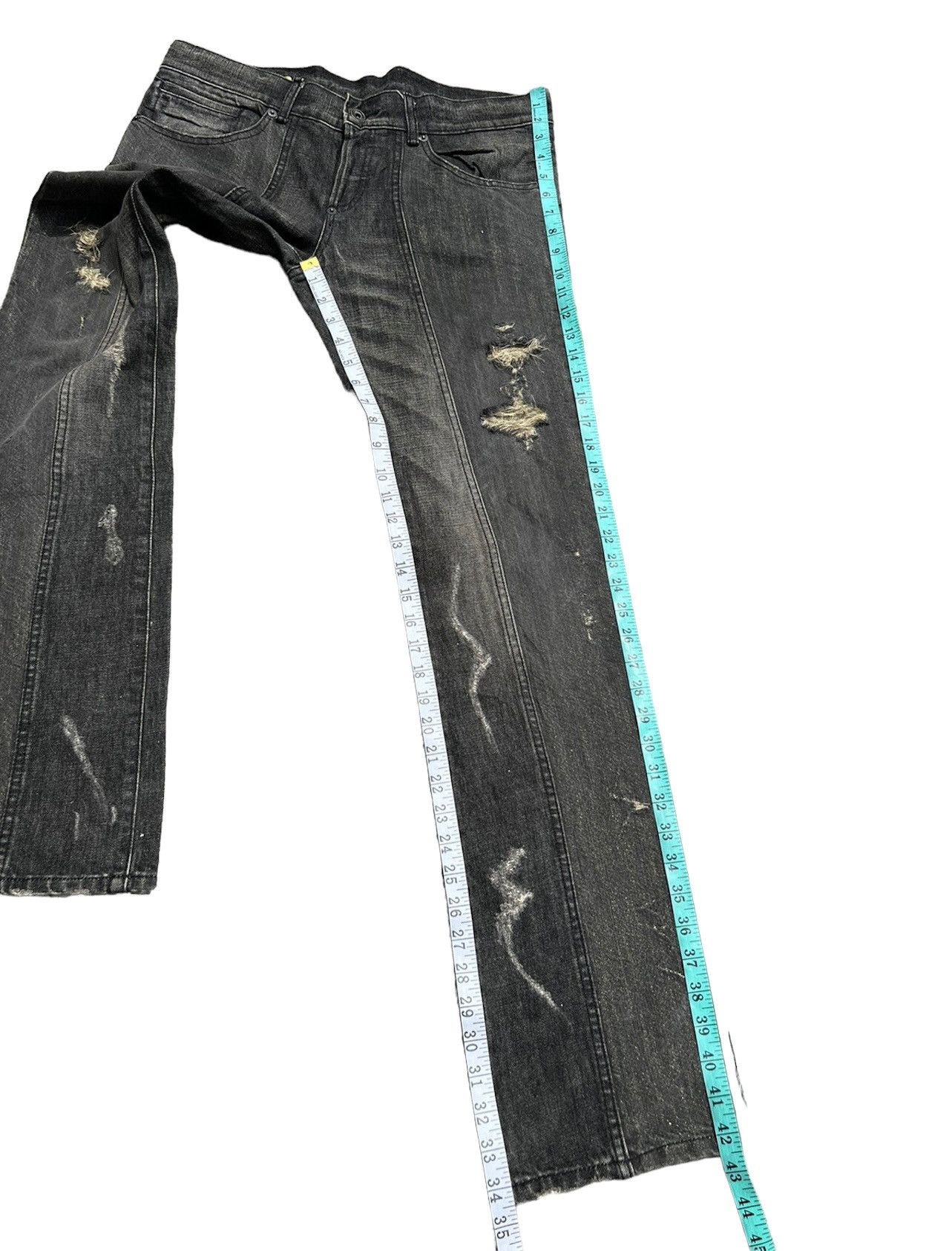 BUFFALO BOBS Vintage Buffalo Jeans Japan Ripped Denim Panelled Jeans Size US 32 / EU 48 - 5 Thumbnail