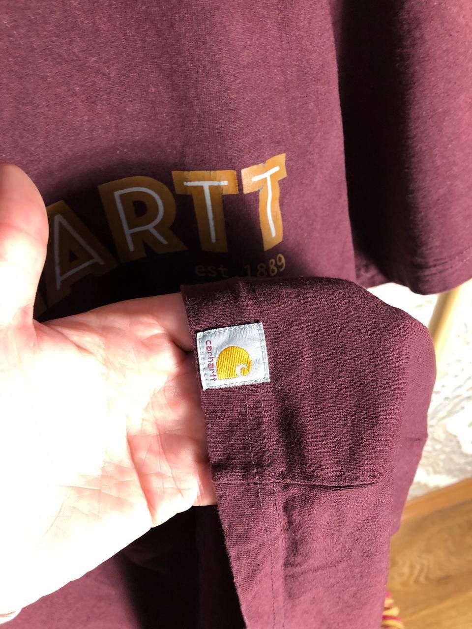 Carhartt Wip × Vintage VERY RARE CARHARTT WORK IN PROGRESS BIG LOGO T-SHIRT Y2K 90s Size US L / EU 52-54 / 3 - 4 Thumbnail