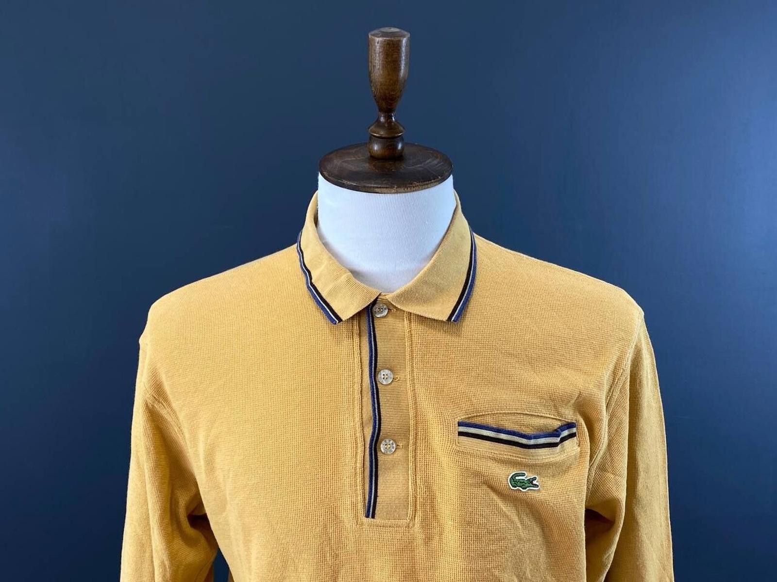 Lacoste Lacoste Sport Slim Fit Yellow Polo Shirt Size 5 / L Size US L / EU 52-54 / 3 - 2 Thumbnail