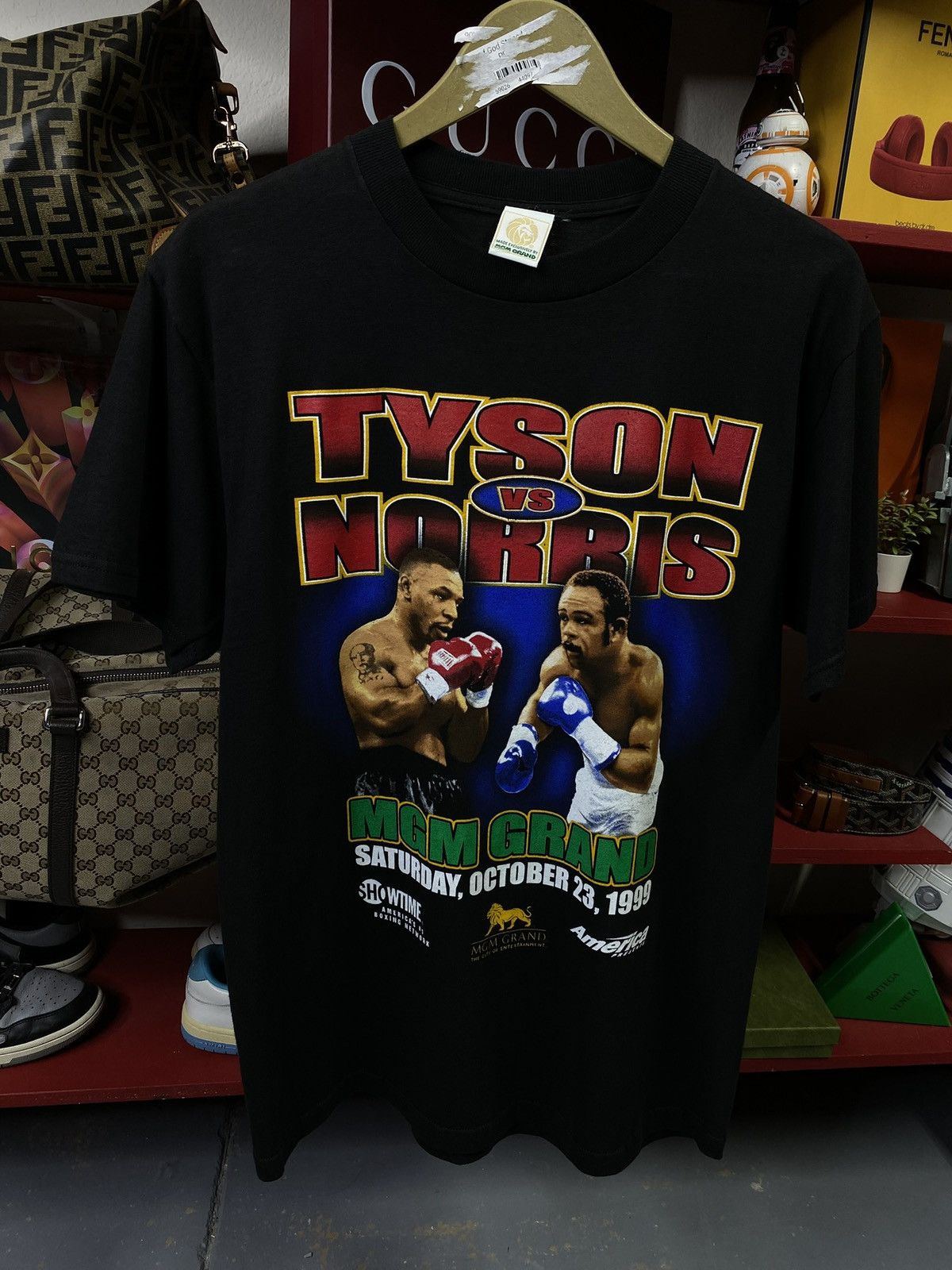 Vintage Vintage 90’s Mike Tyson Boxing T-Shirt MGM Promo Tee Medium Size US M / EU 48-50 / 2 - 6 Thumbnail