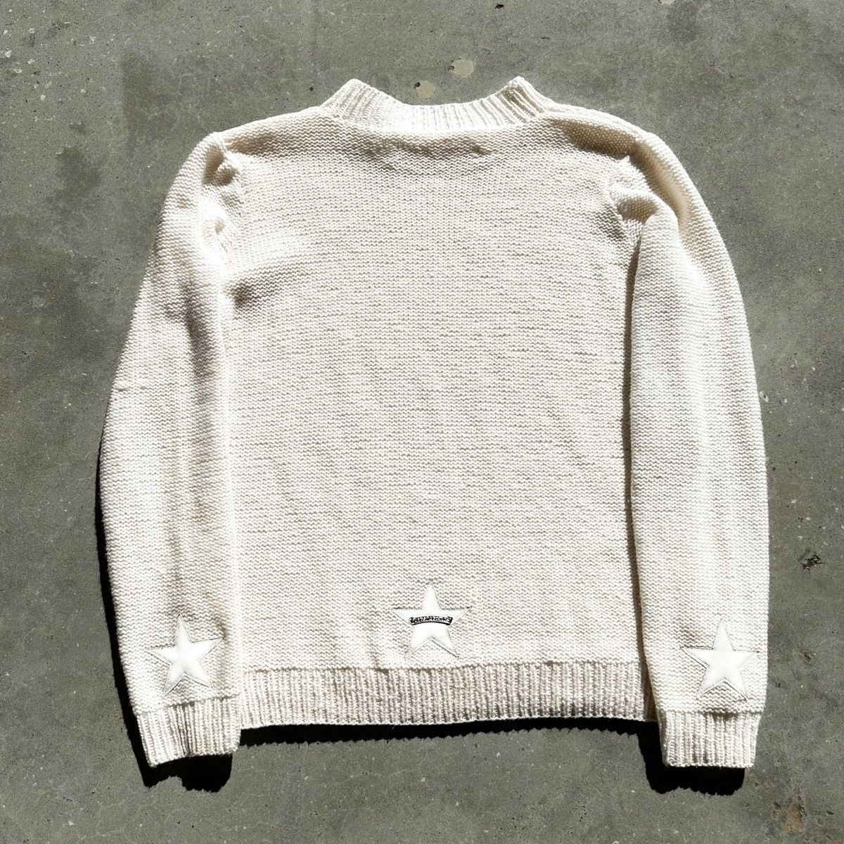 CH Triple Star Patch Cashmere Chunky Knit Sweater 🍦
