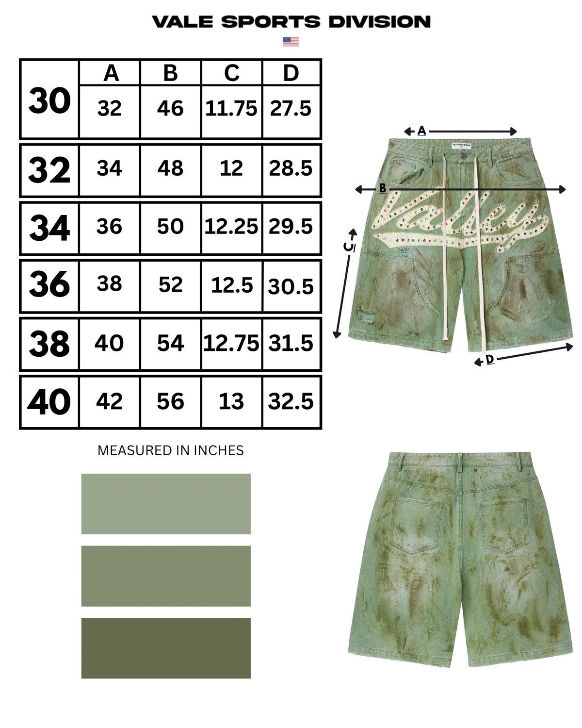 Vale VALE GREEN SKITTLE JORTS Size US 36 / EU 52 - 3 Thumbnail