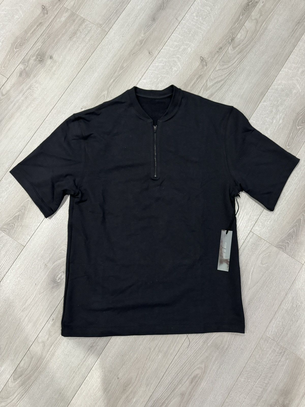 Fear of God FEAR OF GOD SHORT SLEEVE HALF ZIP T SHIRT | Grailed