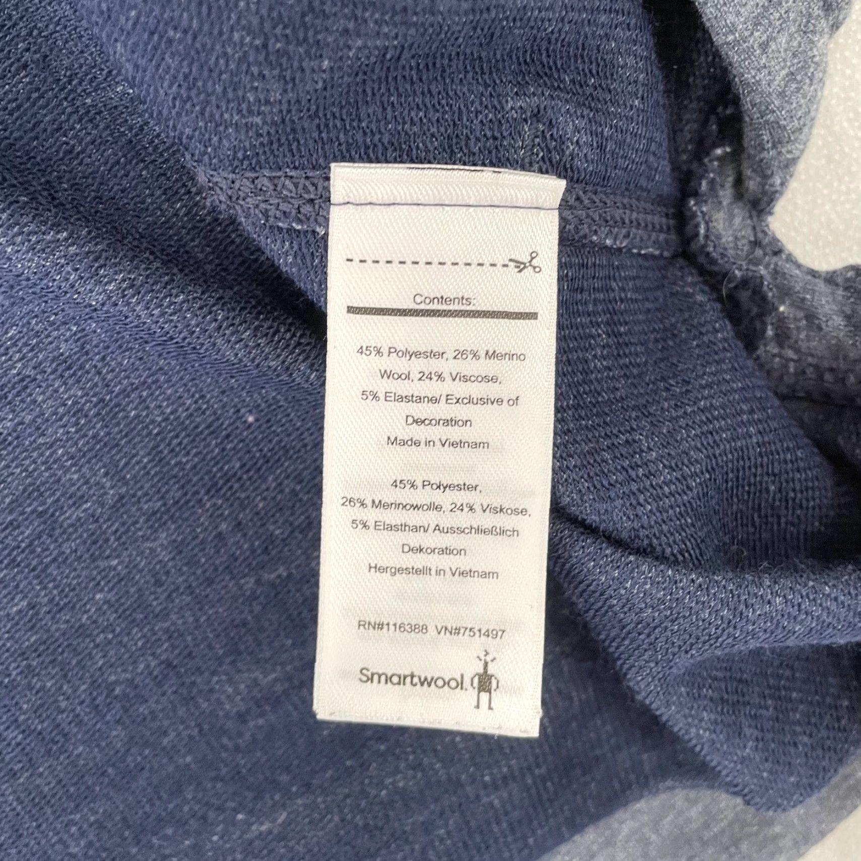 Smartwool VINTAGE Smartwool Hoodie Sweater Womens Medium Blue Short Sleeve Pullover Activewear Casual Outdoor Ladies M Size M / US 6-8 / IT 42-44 - 7 Thumbnail