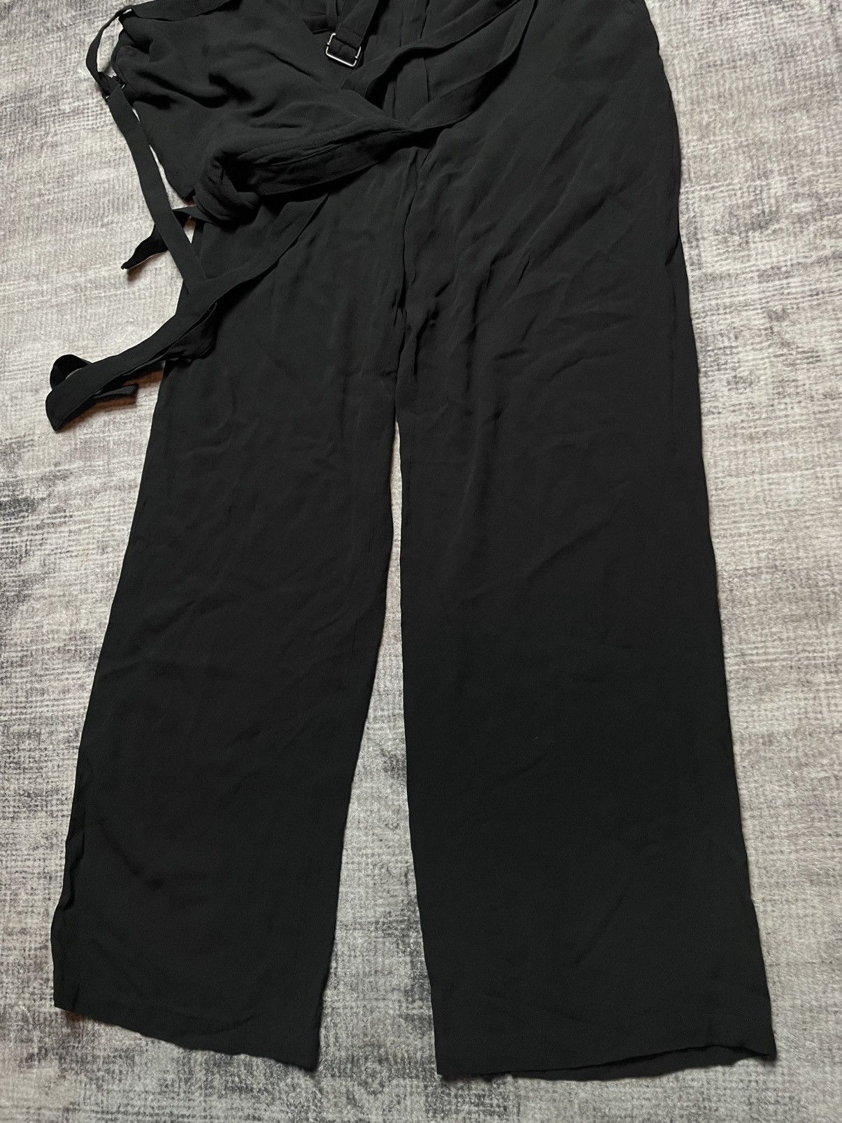 Ann Demeulemeester Ann Demeulemeester Silk Bondage Cargo Pants Size US 30 / EU 46 - 4 Thumbnail