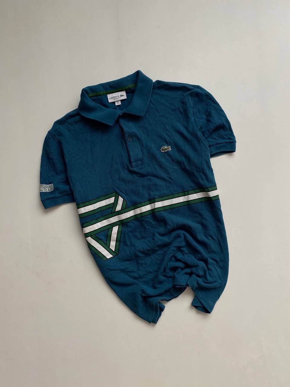 Lacoste Lacoste stripe print polo shirt Size US L / EU 52-54 / 3 - 1 Thumbnail