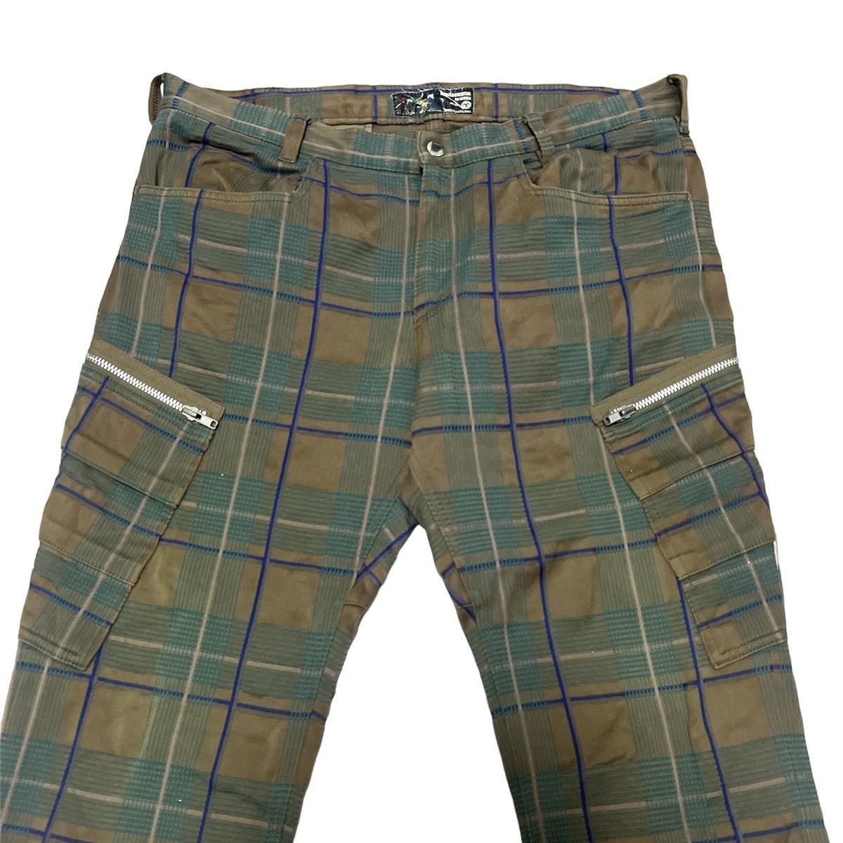 Undercover SS02 Undercover Plaid Slant Pocket Pants Size US 33 - 2 Thumbnail