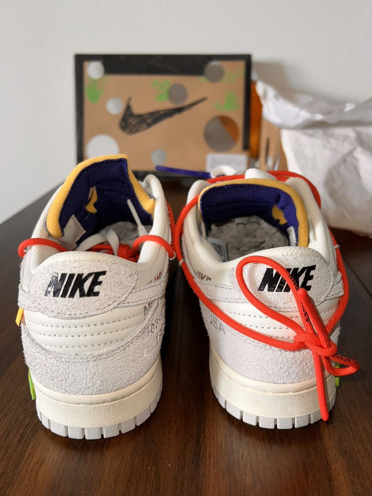 Nike × Off-White Nike Dunk Low / Off White lot #13 Size US 10.5 / EU 43-44 - 3 Thumbnail