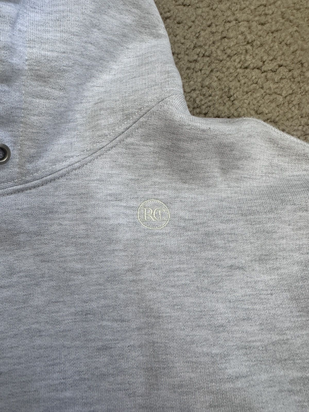 RECTO Recto Grey Essential Hoodie OS Korean Brand Size US S / EU 44-46 / 1 - 2 Thumbnail