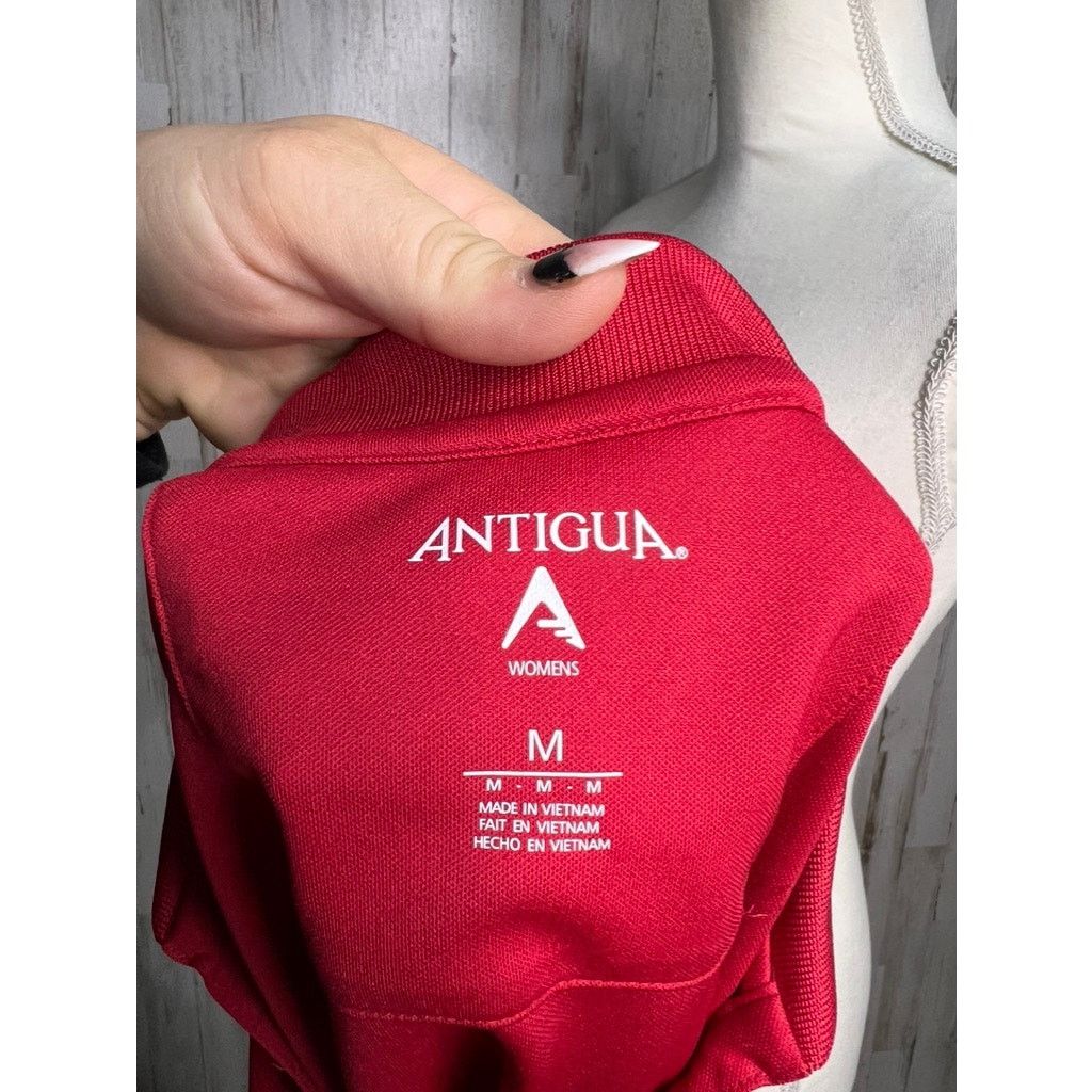 Antigua Antigua Women's Med Wisconsin Badgers Sleeveless Polo Shirt Size M / US 6-8 / IT 42-44 - 8 Thumbnail