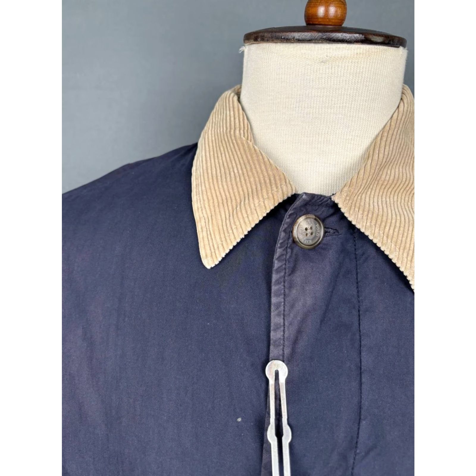Polo Ralph Lauren Polo Ralph Lauren Mens Trucker Jacket Blue L Long Sleeve Button Up Jacket Size US L / EU 52-54 / 3 - 4 Thumbnail
