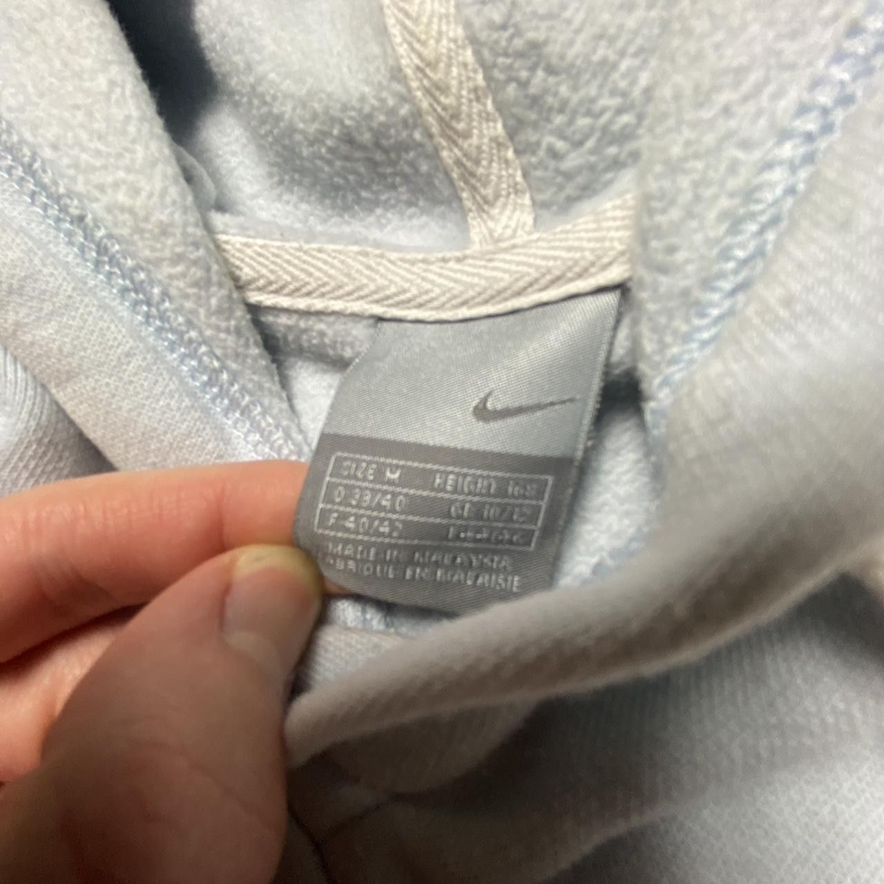 Nike 00s Nike Boxy Rhinestone Hoodie Light Blue M Size M / US 6-8 / IT 42-44 - 4 Thumbnail