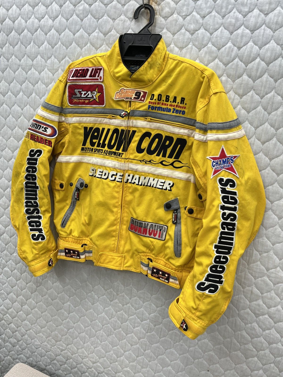 YELLOW CORN 🔥🔥🔥STEALS YELLOW CORN SLEDGE HAMMER RACING JACKET Size US M / EU 48-50 / 2 - 5 Thumbnail