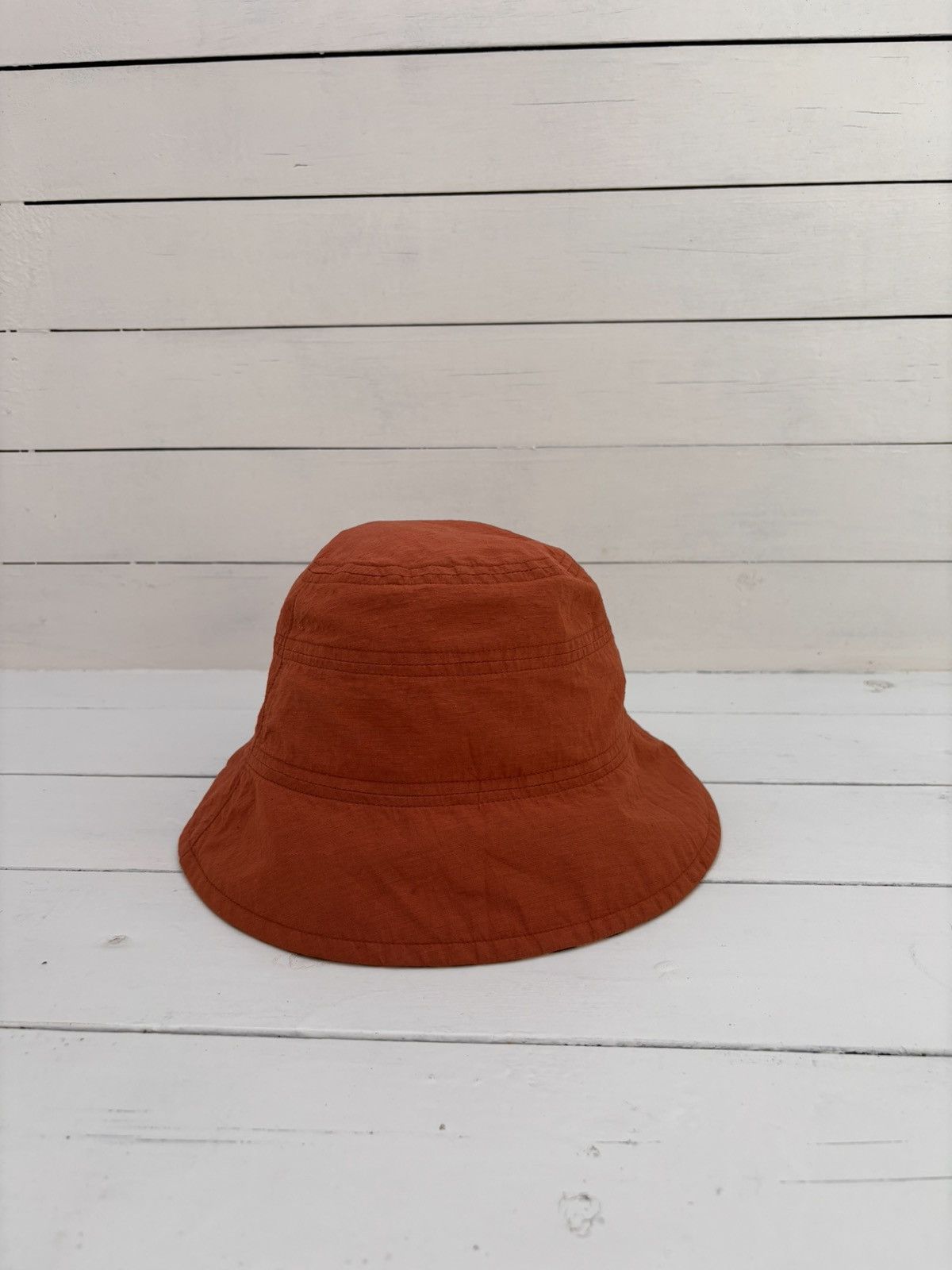 DAKS DAKS London Vintage 00s Made in Japan Brick Nylon Bucket Hat Size ONE SIZE - 1 Thumbnail