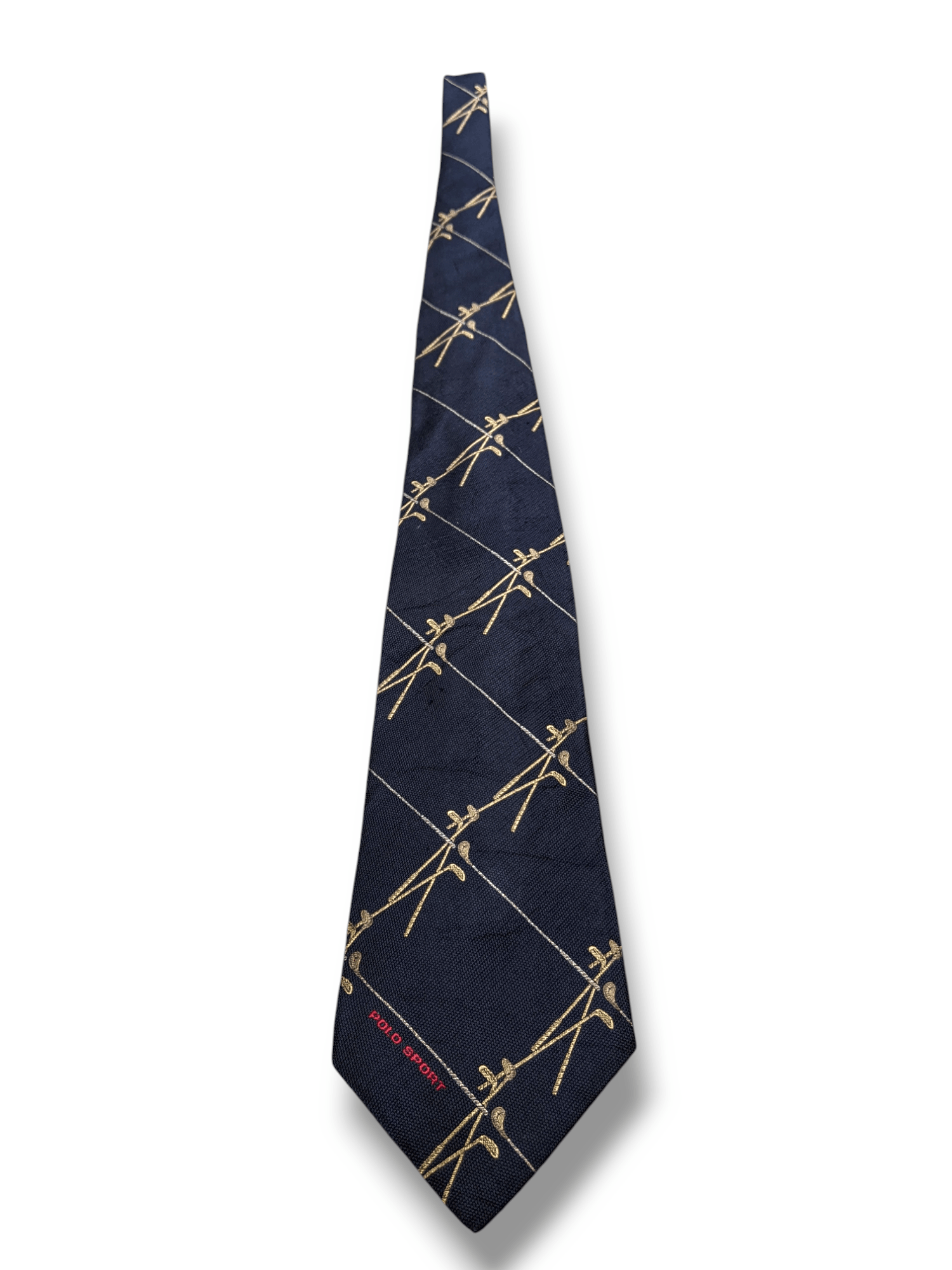 Polo Ralph Lauren Vintage Polo Sport by Ralph Lauren 100% Silk Rare Tie Size ONE SIZE - 2 Thumbnail