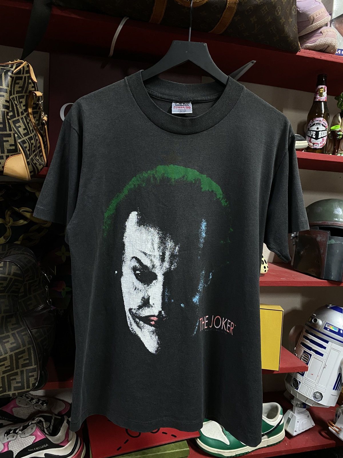 DC Comics × Vintage Vintage 80’s Joker Jack Nicholson Tee Shirt Medium Size US M / EU 48-50 / 2 - 1 Thumbnail