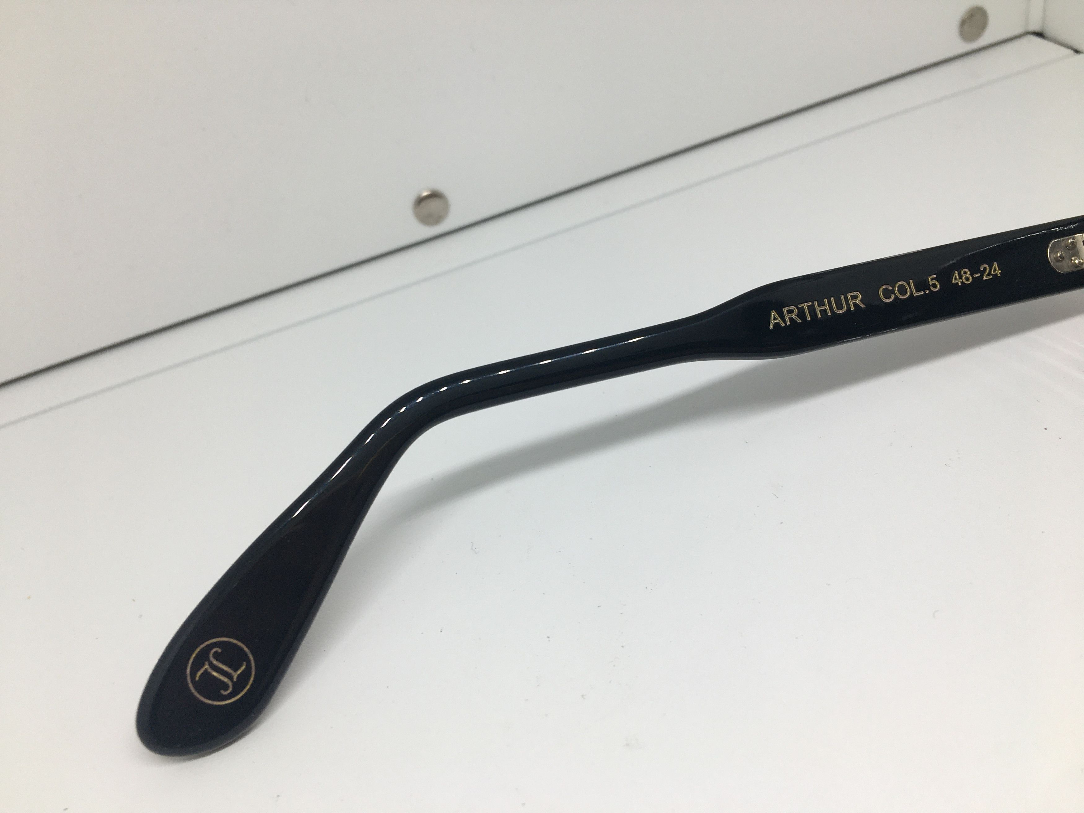 Other JL Arthur Black Acetate Sunglasses Frame Size ONE SIZE - 6 Thumbnail