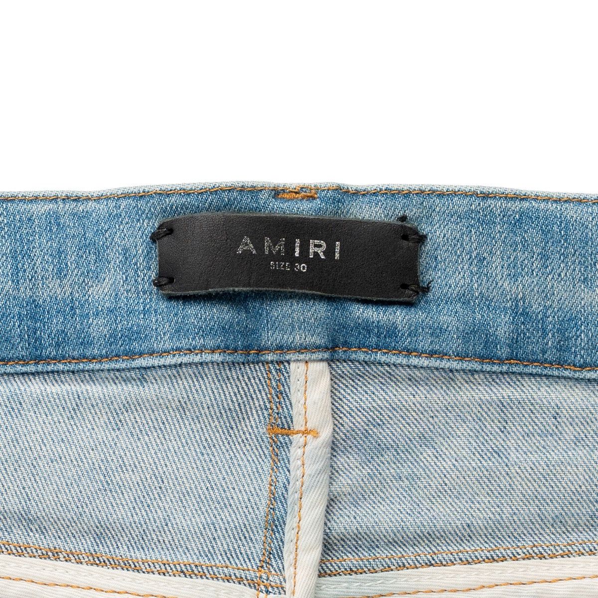 Amiri Amiri MX1 Suede Patch Jeans Clay Indigo Red Size US 30 / EU 46 - 5 Thumbnail