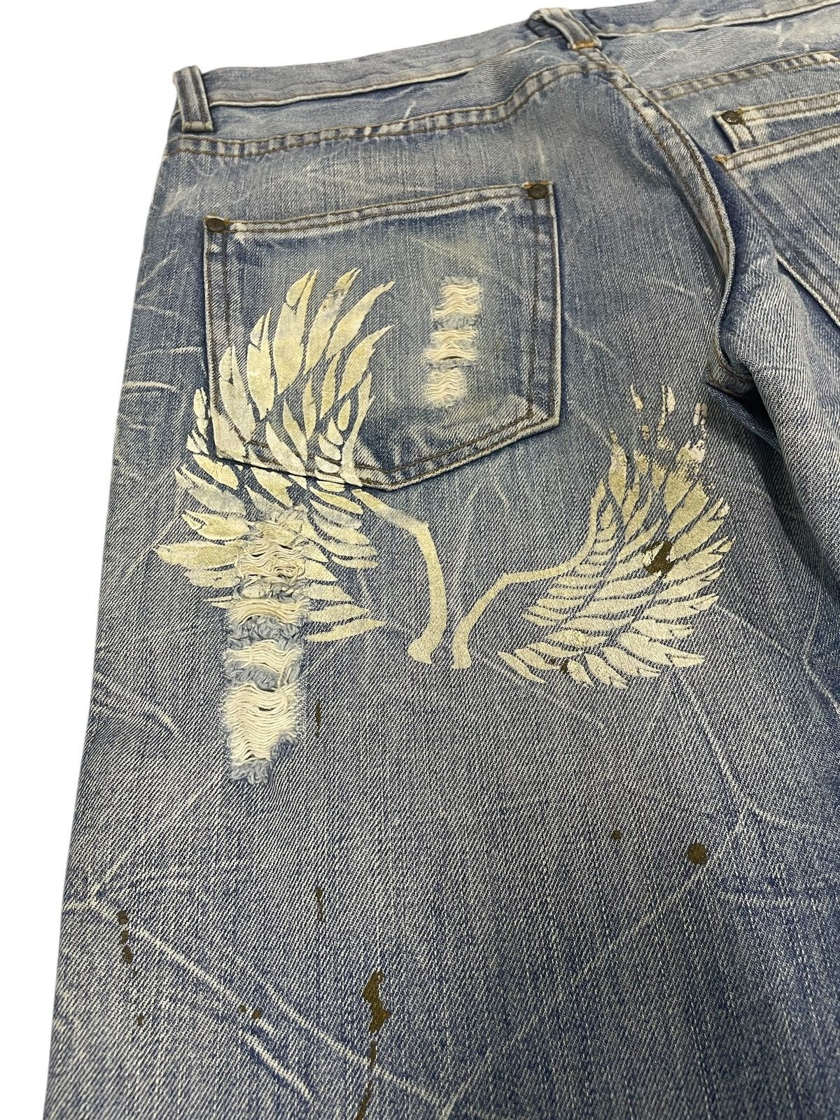 Hysteric Glamour LegendOfGlamour Distressed Jeans Size US 33 - 7 Thumbnail