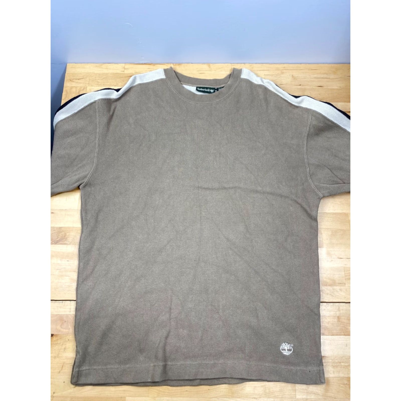 Timberland Timberland Mens Pullover Sweater M Tan Beige Crew Neck Long Sleeve Casual Knit Shirt Men M Beige Pullover Sweater Timberland Mens Size US M / EU 48-50 / 2 - 2 Thumbnail