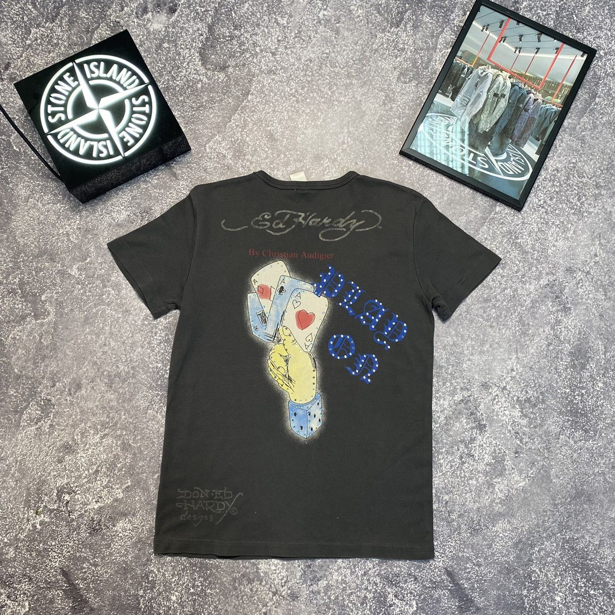 Ed Hardy Designer Ed Hardy by Christian Audigier Big Graphic logo tee Size M / US 6-8 / IT 42-44 - 4 Thumbnail