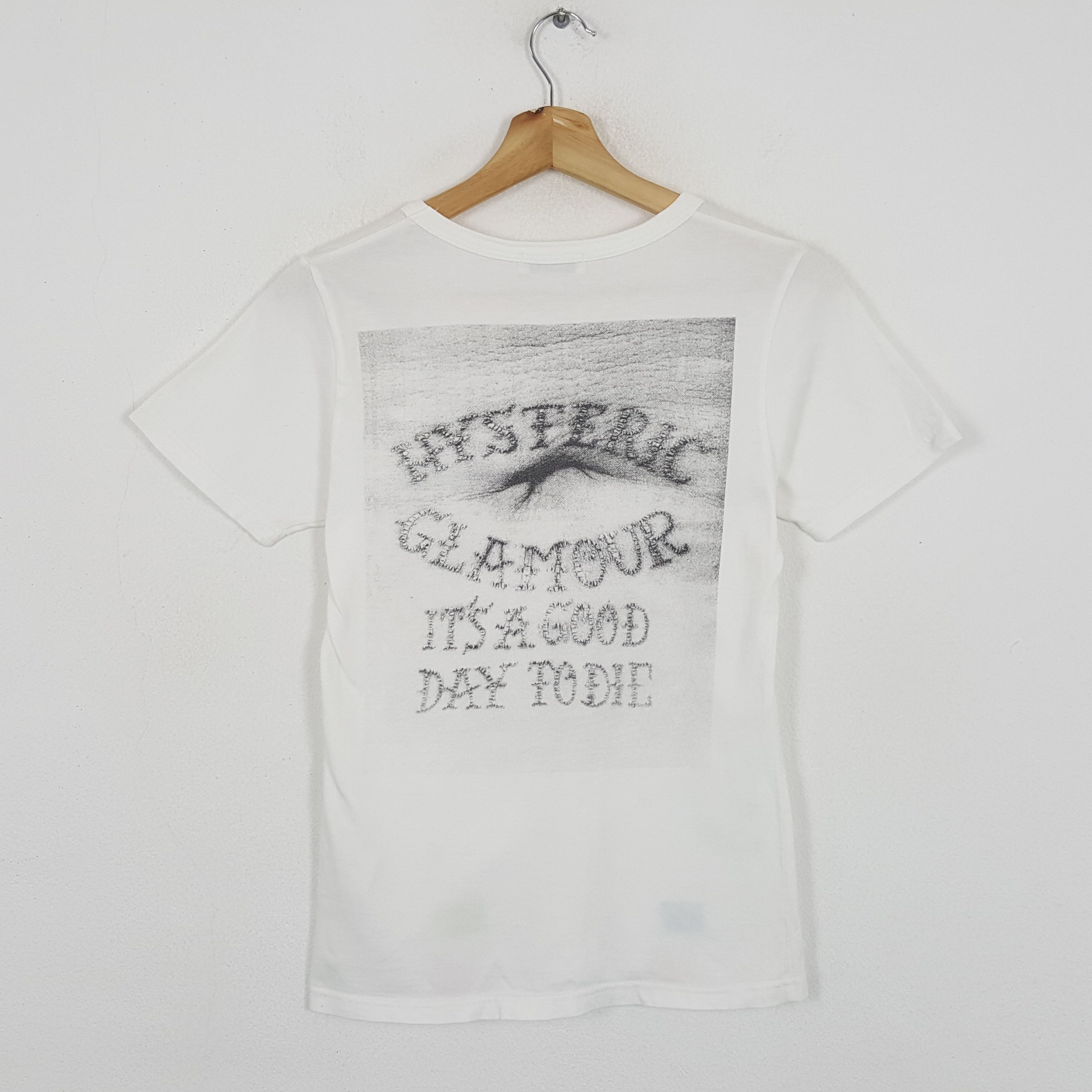 Hysteric Glamour × Japanese Brand × Vintage Vintage HYSTERIC GLAMOUR Japanese Fashion Brand T-Shirt Size XS / US 0-2 / IT 36-38 - 1 Thumbnail