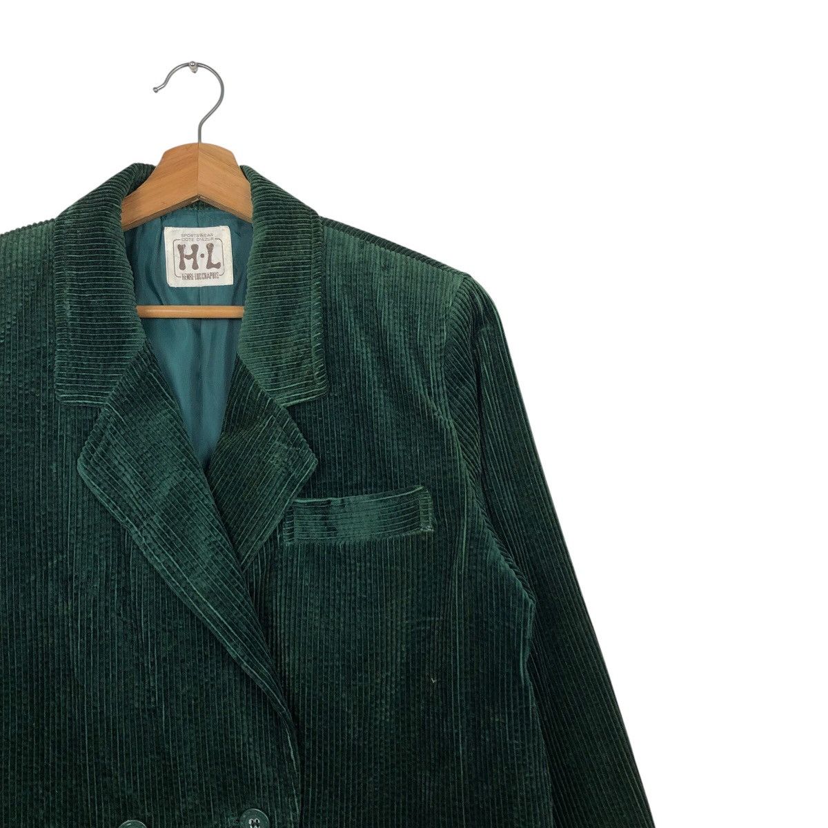 Japanese Brand 📌Corduroy Chore Jacket Henri Lucchapuis Issey Miyake Size US M / EU 48-50 / 2 - 7 Thumbnail