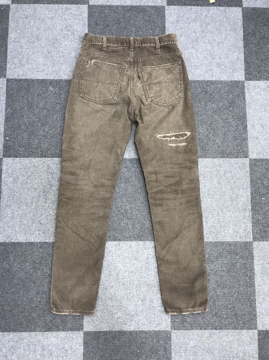 Japanese Brand Statement Pant CAPT HELM Japan Distressed Curduroy Pant Size US 29 - 12 Thumbnail