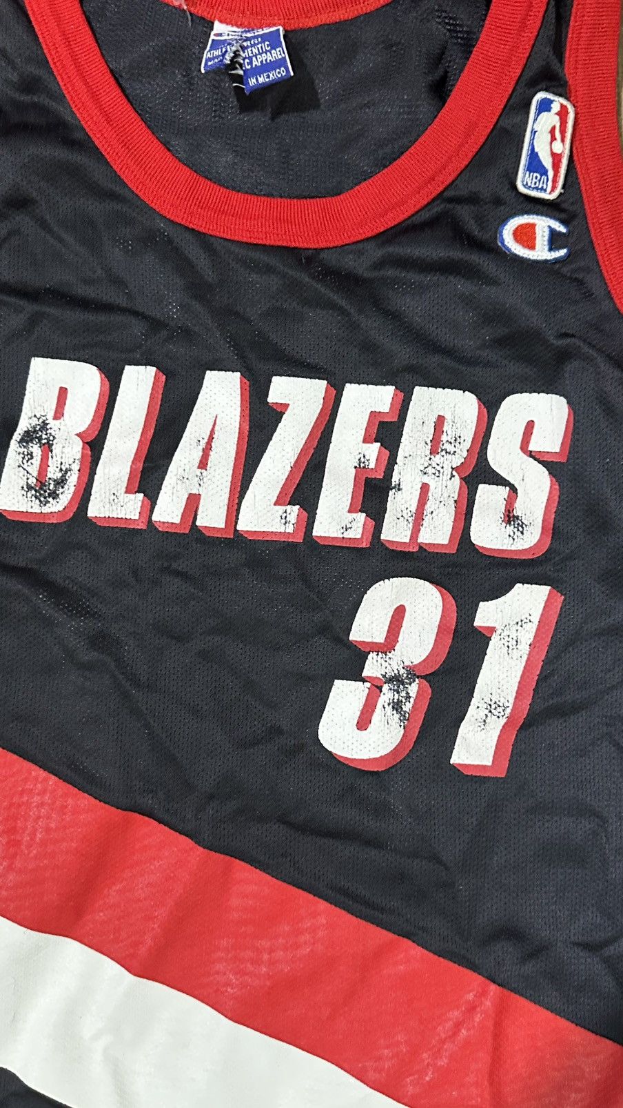 Champion VTG NBA CHAMPION 44 Sebastian Telfair Portland #31 Jersey Size US M / EU 48-50 / 2 - 3 Thumbnail