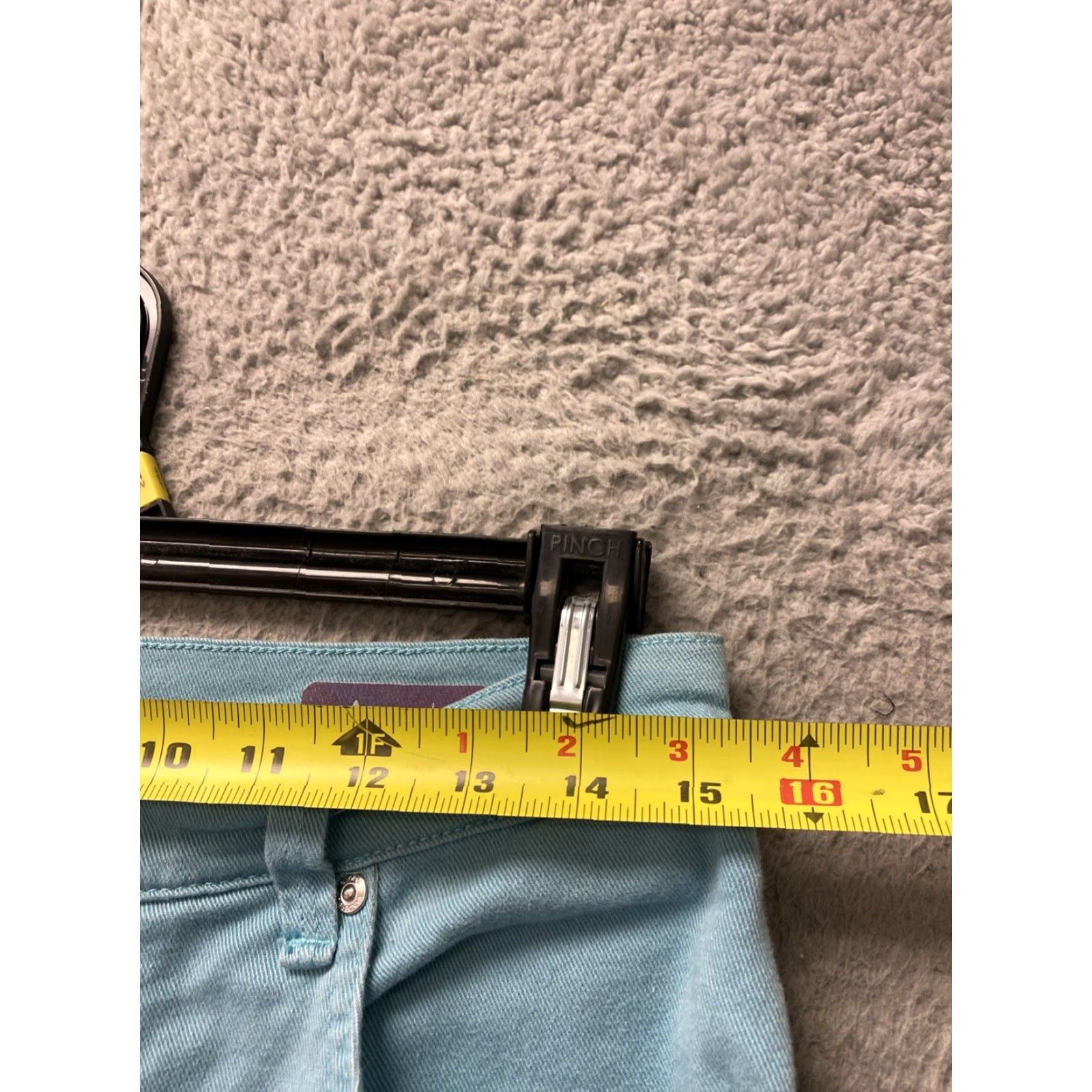 Gloria Vanderbilt GLORIA VANDERBILT Amanda Jeans Ladies' Size 8 Turquoise Stretch Denim Classic Rise 28" Inseam Womens Size 31" - 5 Thumbnail