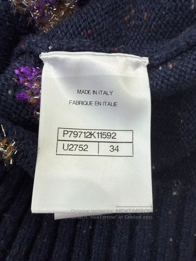 Other Chanel Ski Series Blue Deer Knitted Cardigan Sweater Size XXS / US 00 / IT 34 - 5 Thumbnail