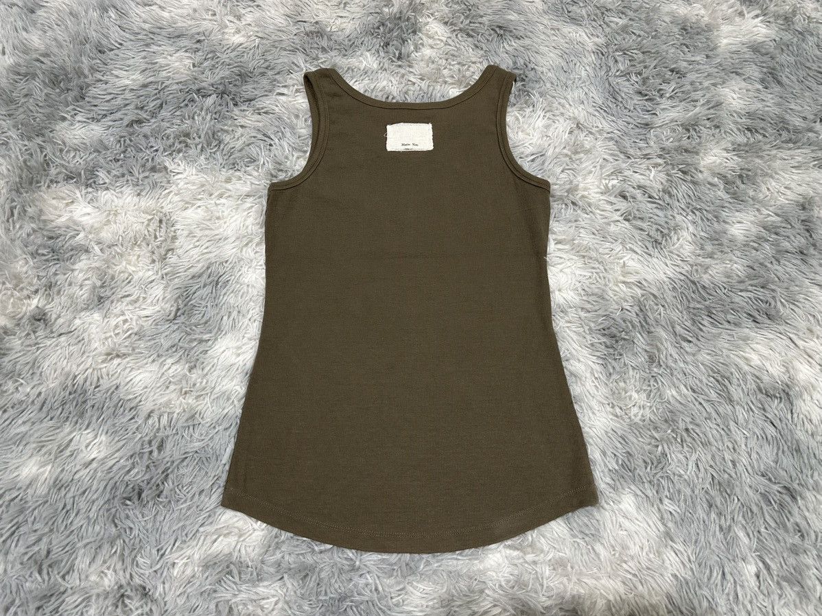 Matin Kim 🔥Y2K Vibe Matin Kim Logo Applique Ribbed Tank Top Size US M / EU 48-50 / 2 - 4 Thumbnail