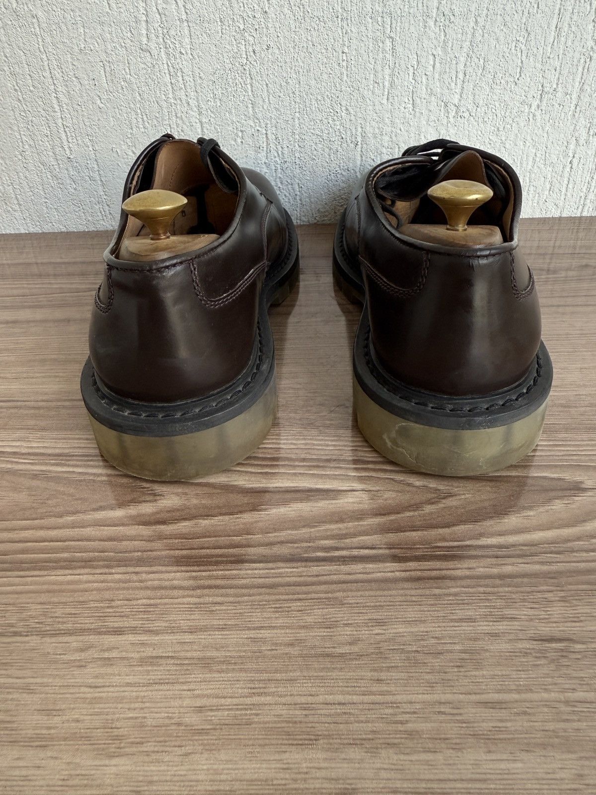 Bottega Veneta Calfskin brush leather derby Size US 8 / EU 41 - 15 Thumbnail
