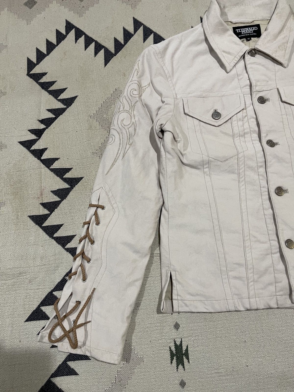 Tornado Mart 2000s TORNADO MART WESTERN STYLE TRIBAL SLEEVE JACKET Size M / US 6-8 / IT 42-44 - 3 Thumbnail