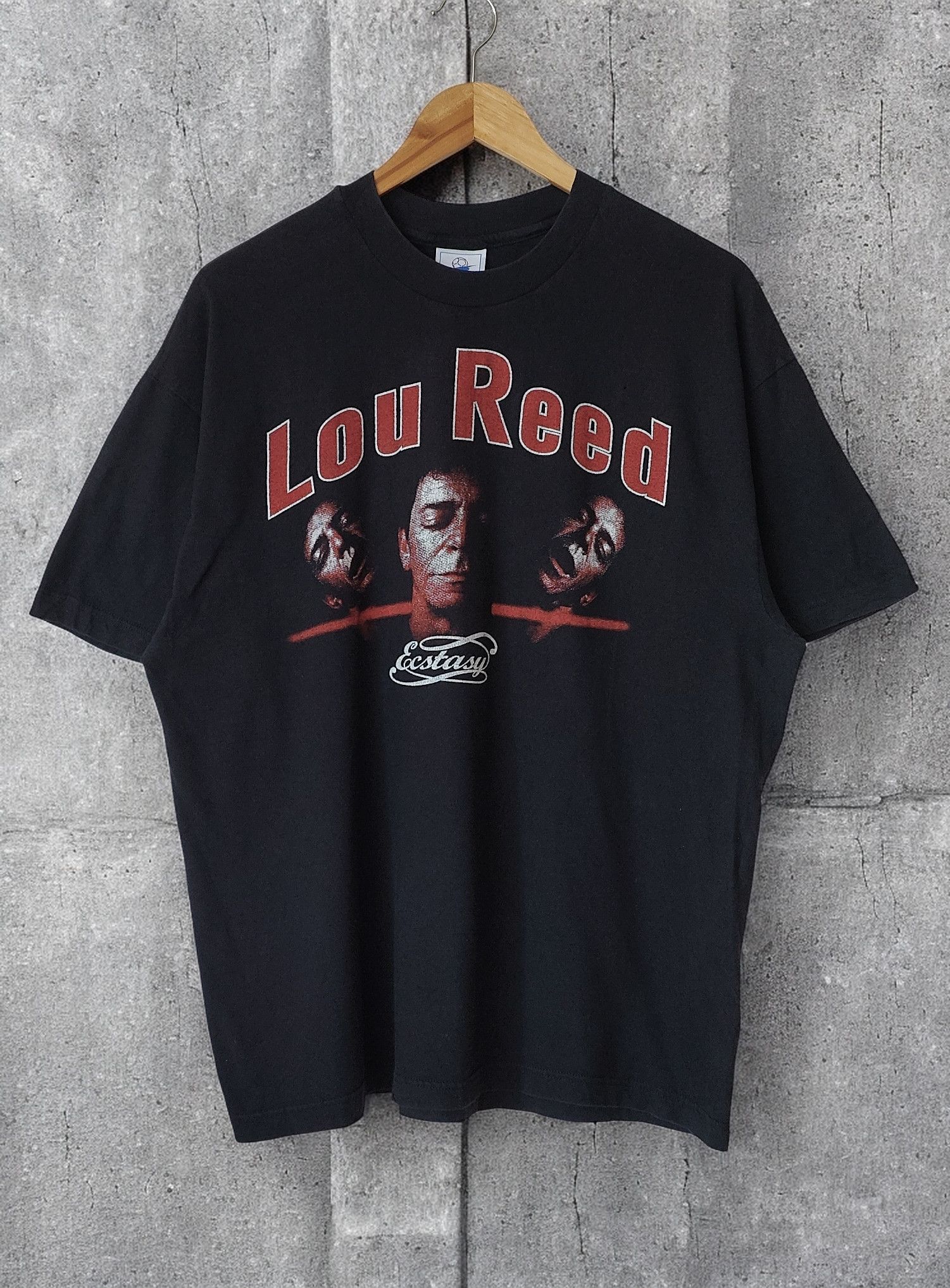 Lou Reed 2000 Ecstasy UK Tour Official Tshirt Vintage RARE