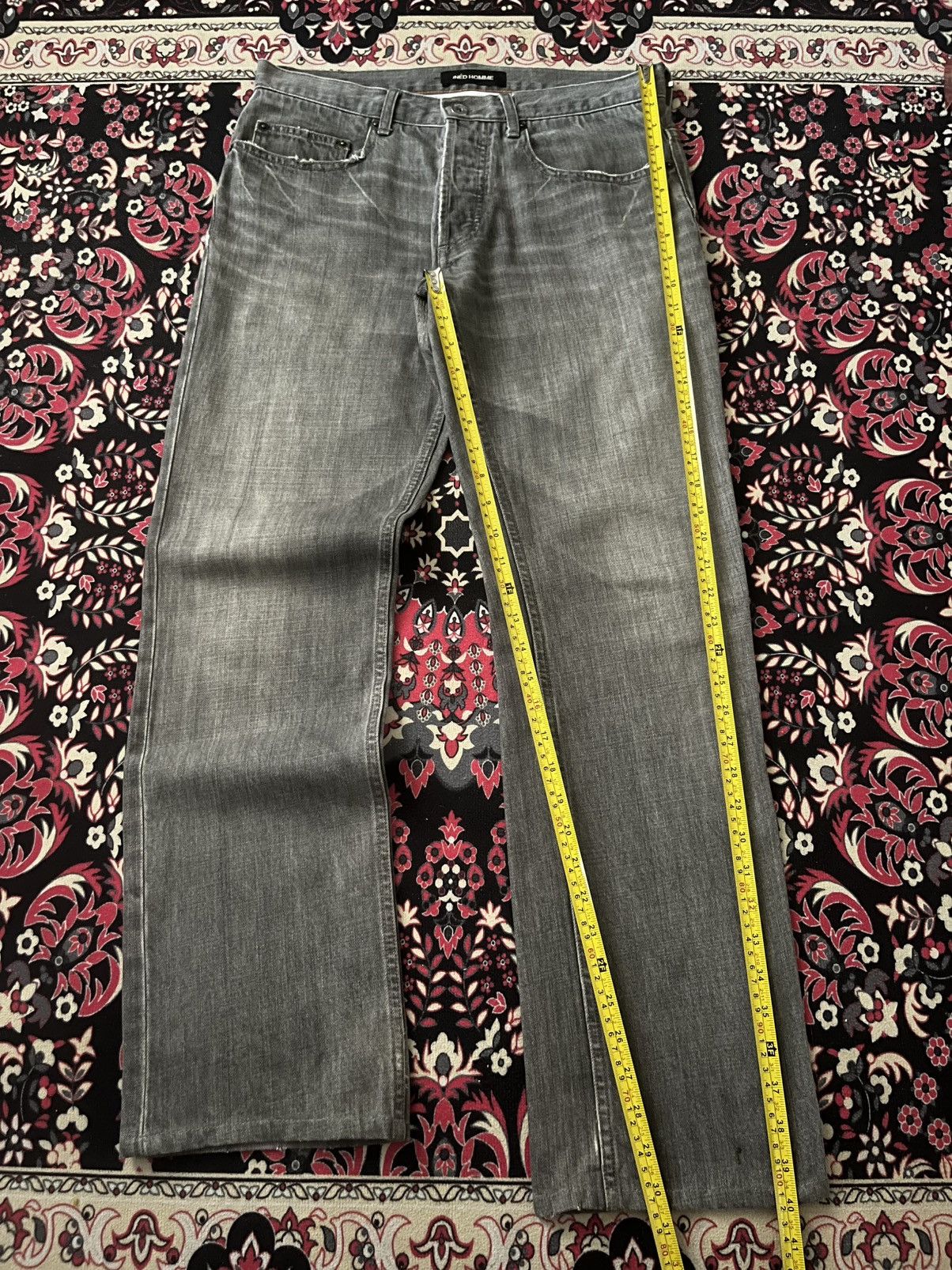 Designer × Japanese Brand × Yohji Yamamoto ⚡️Designer⚡️Vintage Japanese Ined Homme by Yohji Yamamoto Jean Size US 32 / EU 48 - 15 Thumbnail