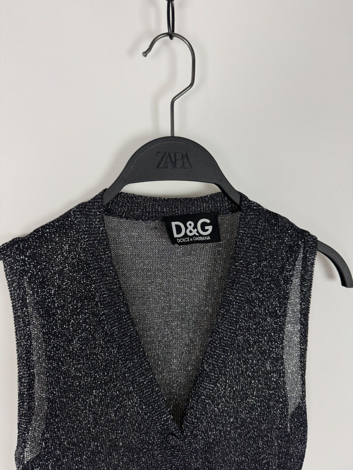Dolce & Gabbana Dolce&Gabbana Shinny Sparkle Knit Mesh Women’s Vest Size M / US 6-8 / IT 42-44 - 4 Thumbnail