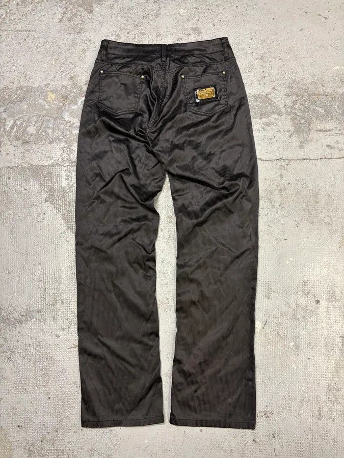 Dolce & Gabbana 2000s Dolce & Gabbana Black Obscure Shinny Pants Size US 30 / EU 46 - 7 Thumbnail