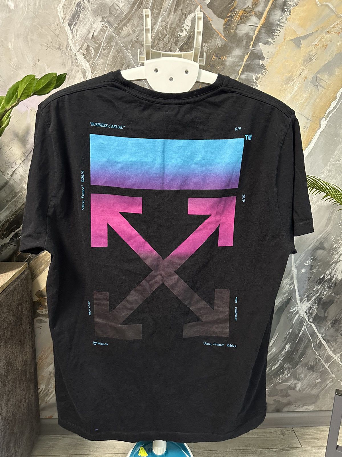 Off White Streetwear Virgil Abloh Off White Gradient Arrows T Shirt Grailed