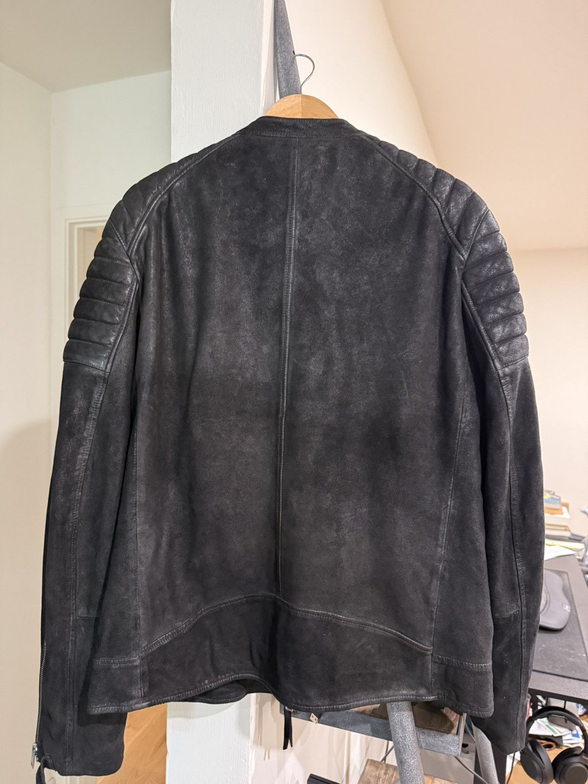 Allsaints Allsaints leather and suede moto jacket XXL Size US XXL / EU 58 / 5 - 2 Thumbnail