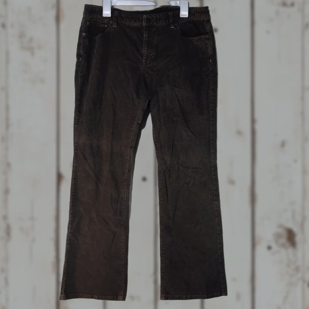 Polo Ralph Lauren Polo Jeans Co Ralph Lauren Brown Bootcut Pants Womens Size 14 Casual 90s Retro Size 36" / US 14 / IT 50 - 1 Thumbnail