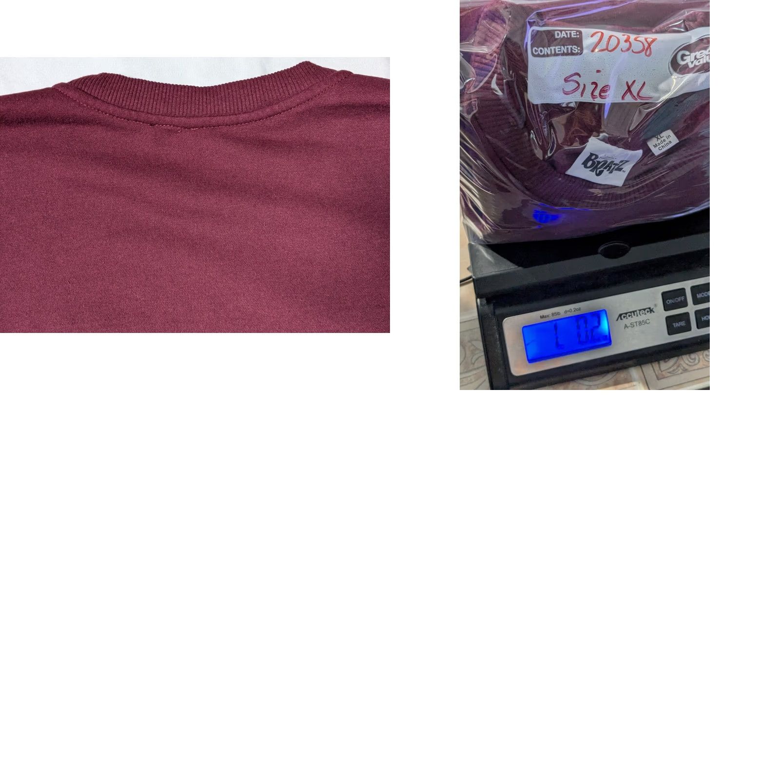 Vintage BRATZ DOLL GROUP Women Oversized XL Burgundy Fuzzy Logo Pullover Sweatshirt Size XL / US 12-14 / IT 48-50 - 10 Thumbnail