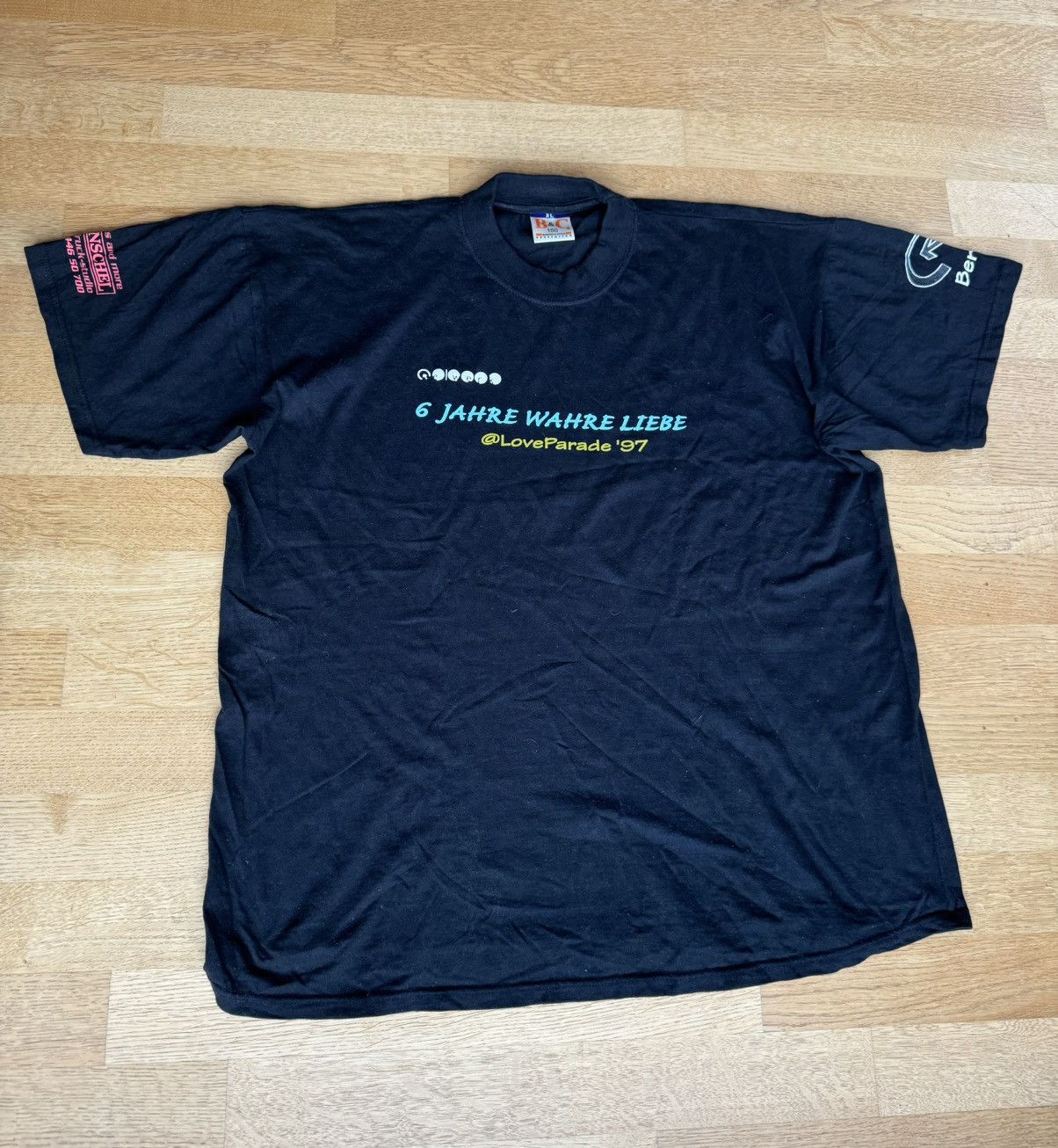Walter Van Beirendonck VTG 1997 Love Parade e-Werk Berlin Crew Shirt Size US L / EU 52-54 / 3 - 2 Thumbnail
