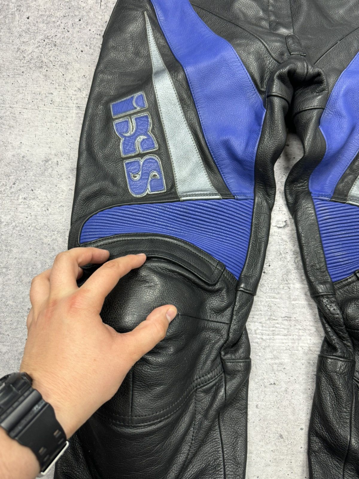 Genuine Leather Vintage IXS Racing Moto Genuine Leather Professional Pants Size 26" / US 2 / IT 38 - 11 Thumbnail