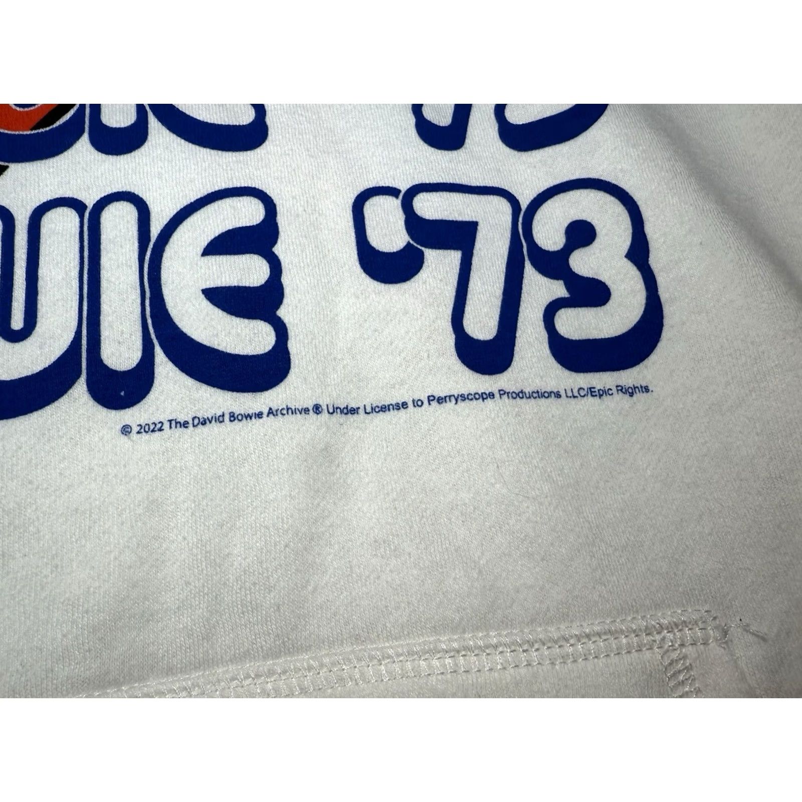 Vintage VINTAGE David Bowie THE VINYL ICONS Hoodie Pullover White 00 Women World Tour Bowie Logo Long Sleeve Regular Size 00 Size XXS / US 00 / IT 34 - 3 Thumbnail