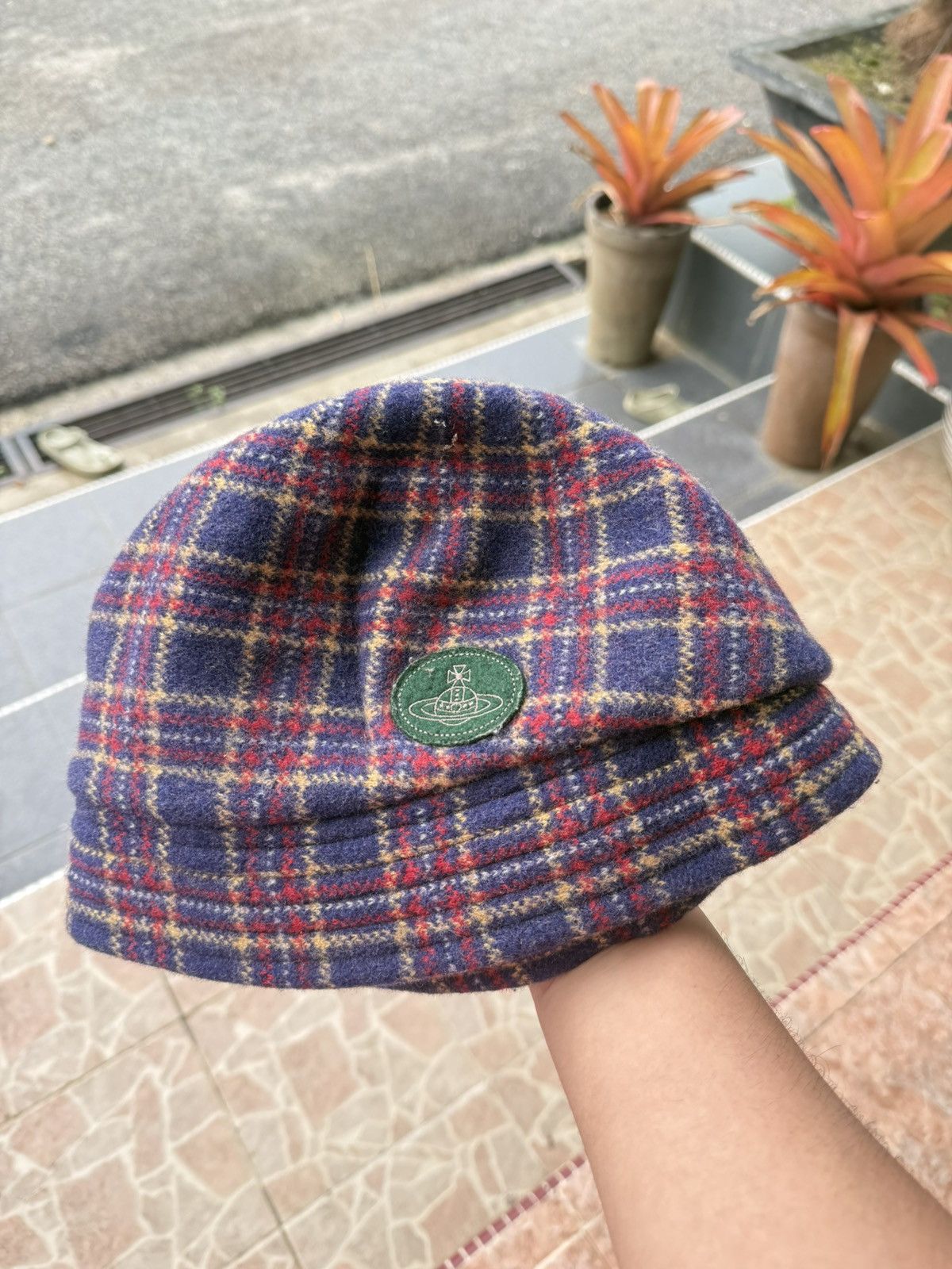 Vivienne Westwood Viviene Westwood Vintage Plaid Newboys Ladies Hat Size ONE SIZE - 10 Thumbnail