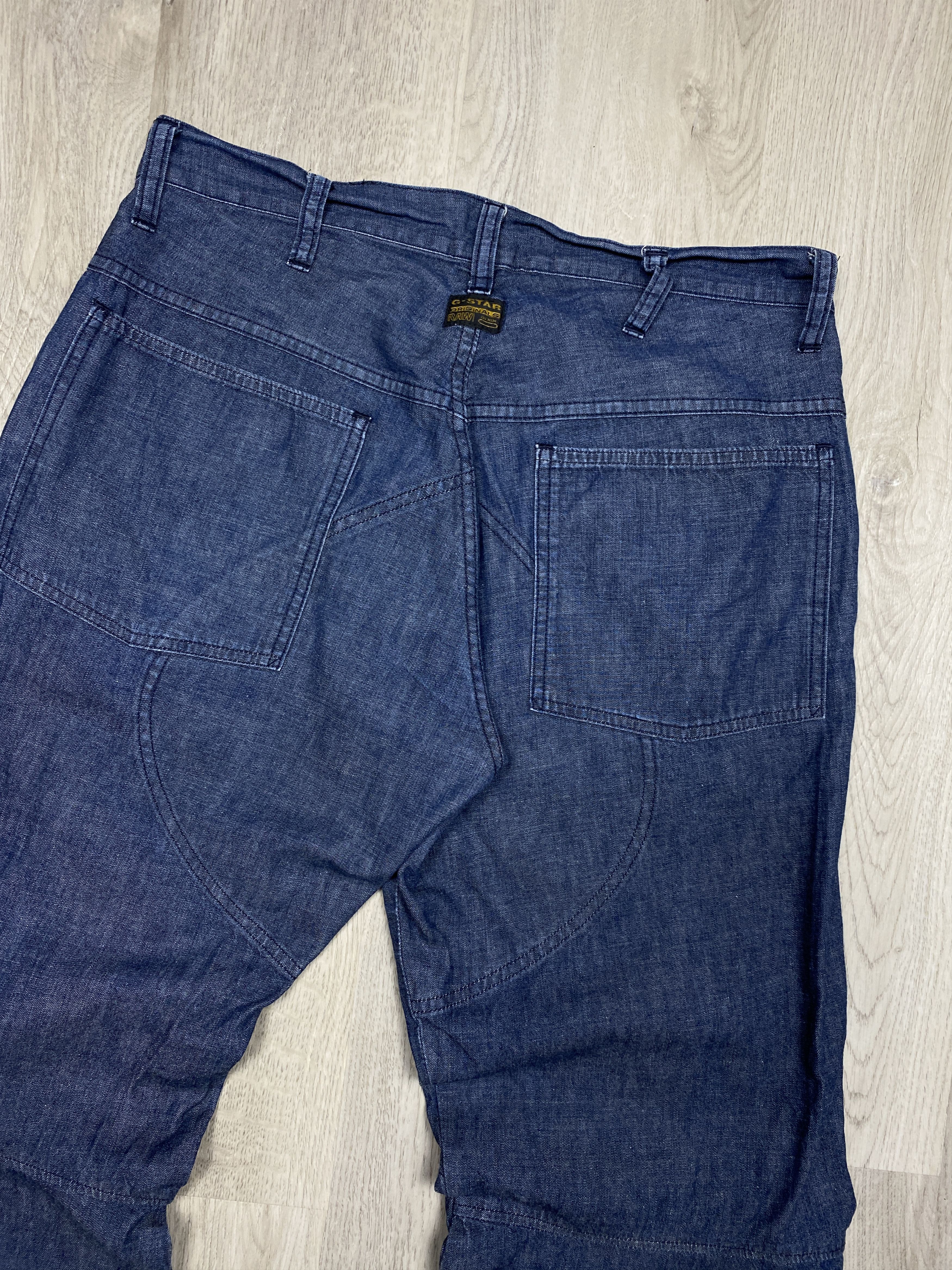 G-Star G Star Raw Mens Denim Pants Jeans Double Knee Size US 32 / EU 48 - 7 Thumbnail