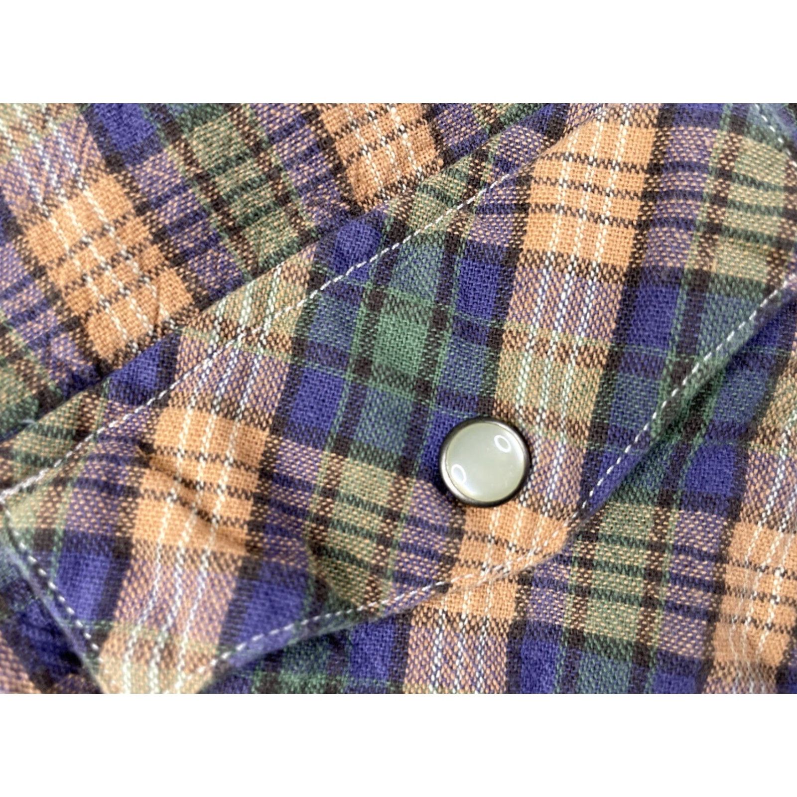 Ralph Lauren Ralph Lauren Denim & Supply Button-Up Shirt Pear l Snap Plaid Multicolor Large Men Shirt Size US L / EU 52-54 / 3 - 4 Thumbnail