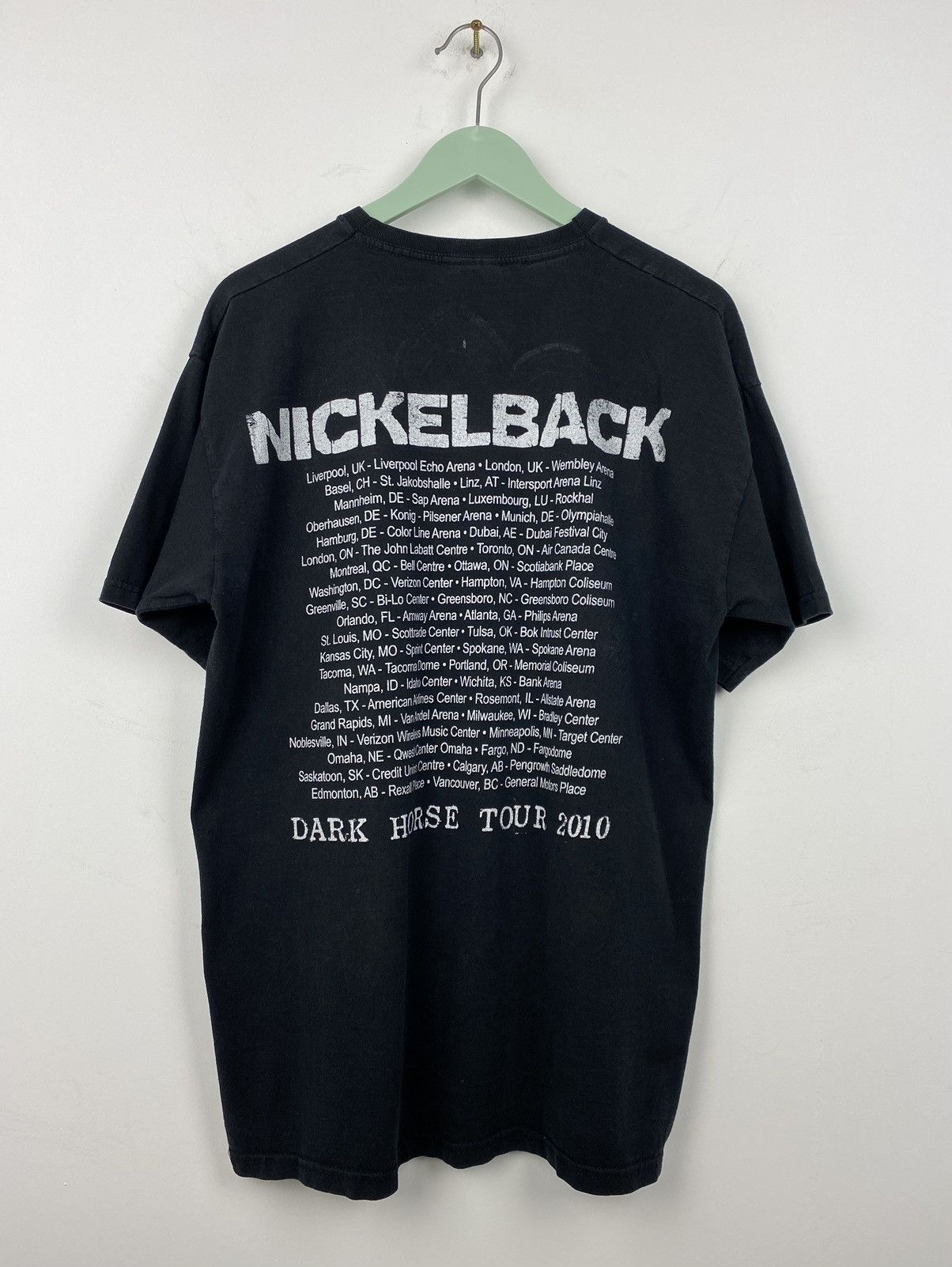 Band Tees Nickelback Dark Horse 2010 T Shirt Tee Metallica Linkin Park Size US L / EU 52-54 / 3 - 6 Thumbnail