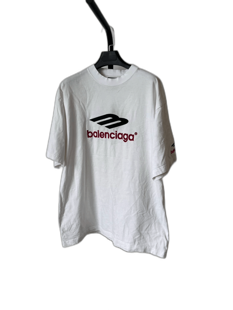 Balenciaga balenciaga sports icon logo embroidered tshirt
